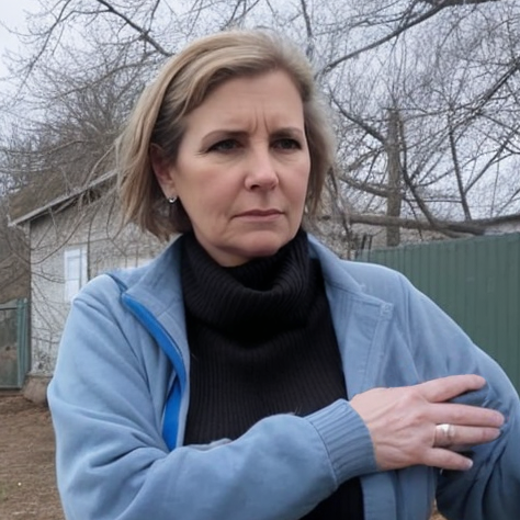 L'histoire de Tetiana Kligunova, qui a survécu à l'occupation de Borodianka avec sa famille